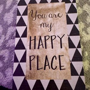 Geometric Wall Art with Inspirational Quote